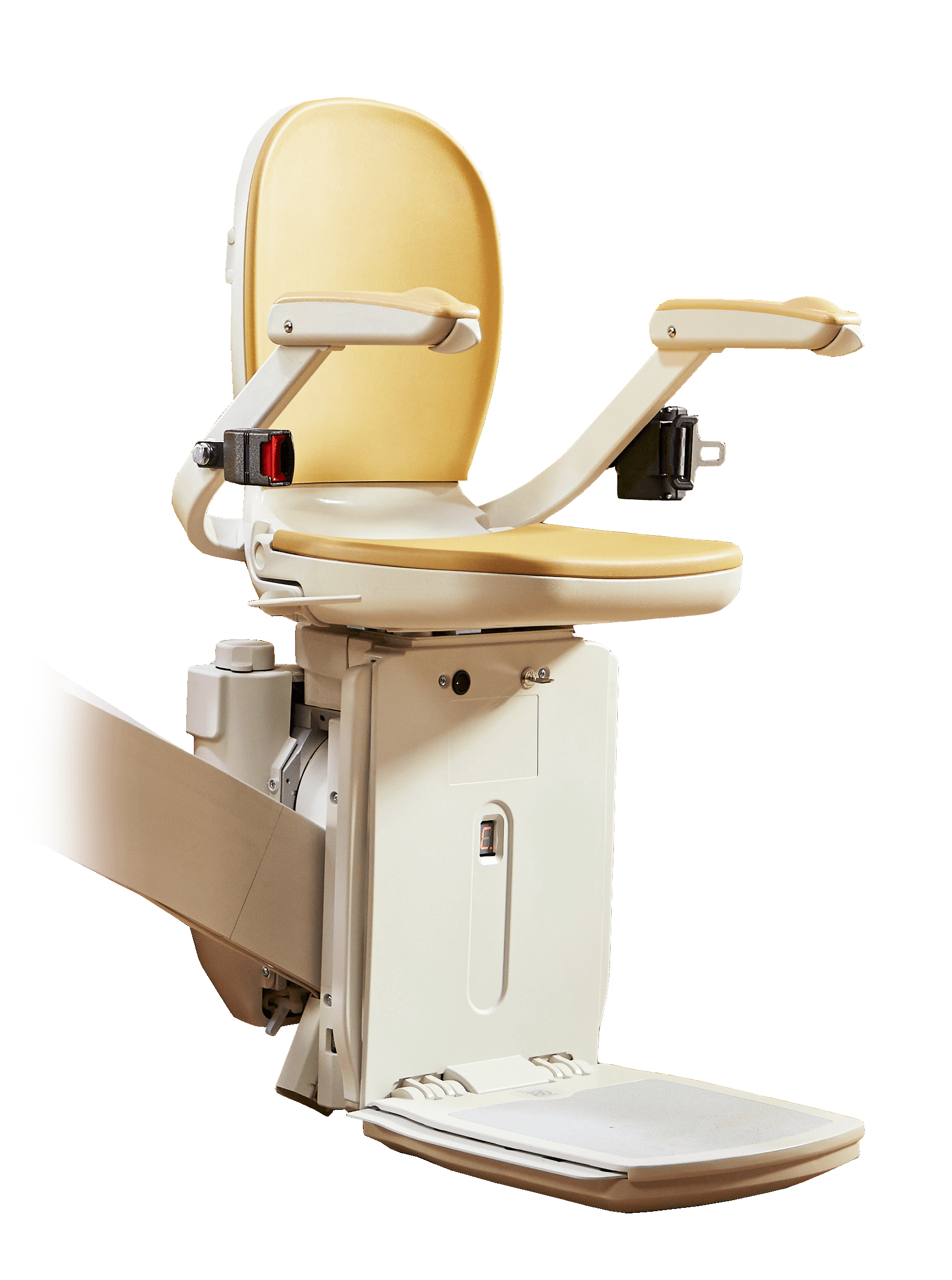 Acorn curved Stairlift angle view in Pennsylvania